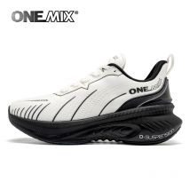 ONEMIX nowe amortyzujące buty do biegania dla mężczyzn odpowiednie ciężkie biegacze zasznurować sportowe damskie antypoślizgowe sportowe męskie trampki