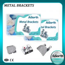20 stücke Dental Kieferorthopädische Klammern Hosenträger 022 Mini/Standard Metall 345 Haken Roth/MBT Zahnmedizin Material