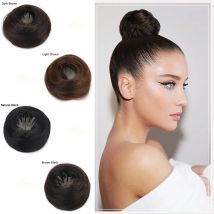 Quattro colori in vendita Accessorio per capelli da donna per chignon Fascia per capelli e clip facili da usare per aggiornamenti Fibra sintetica ad alta temperatura