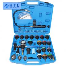 Probador de presión de radiador Universal, sistema de refrigeración tipo vacío, juego de Detector de prueba, medidor de presión del tanque de agua, 28 Uds.