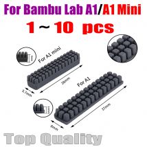Düsenbürste für Bambu Lab A1/A1 Mini für Wischer, Silikonbürste, Brutstätte montiertes Reinigungswerkzeug für Bambulab A1 Mini 3D-Drucker