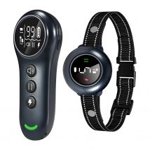 2 In 1 Remote Dog Training Collar Auto Anti Bark Shock Collar Smart Anti Barking Automatic Bark Stop Collar IP67 Waterproof