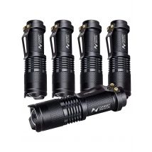 1-5 Waterproof Tactical Flashlights Portable LED Camping Lamps 3-Mode Handheld Powerful LED Torch Light Lanterns Self Defense
