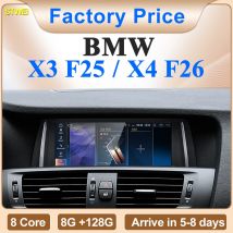2024 Nuovo ID6 ID7 ID8 UI Sistema Android Wireless Carplay AUTO Per BMW X3 F25 X4 F26 CIC NBT Lettori Video per auto Navigazione GPS