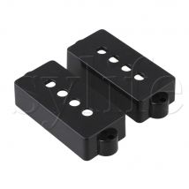 1 SET OF 2 BLACK BASS GUITAR PICKUP COVER FOR PB BASS
