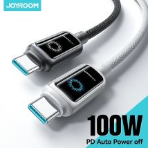 Cavo USB C Joyroom 100W con Spegnimento Automatico, Ricarica Rapida, Cavo Type C per iPhone 17 16 15 Pro Max, Xiaomi, Samsung S-A55