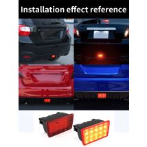 1PC Canbus LED Bar Style Rear Fog Lights Brake 4th brake Lamp For 2011-2021 Subaru WRX STi XV Impereza Rear Bumper Signals 12V