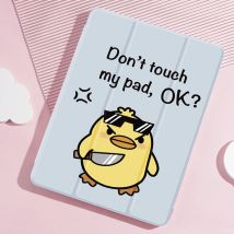 per custodia protettiva 10.2/11, con slot per penna, design con motivo fronte-retro, supporto per la sveglia del sonno, per iPad 7/8/9 e Air 4/5/6