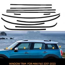 Für MINI Cooper F60 2017–2023, 4-türiges Auto-Außenfenster-Formteil, dekorative Zierleiste