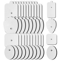 Physiotherapie Zehn-Elektrode ​ Pads Leitfähiges Gel Therapeutischer Pulsdruck Elektrischer Kompex Muskelstimulator Massagepflaster