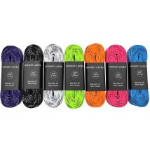 Woskowane sznurowadła do hokeja na lodzie 84 96 108 120 cali Dwuwarstwowe wzmocnione końcówki do butów hokejowych Akcesoria hokejowe