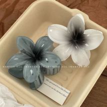 Elegante Haarspangen mit Farbverlauf, Blumen-Haarklammern, große Größe, modische Kopfbedeckung, Haarnadel für Frauen und Mädchen, Krabben-Haarspange, Haar-Accessoires