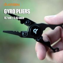 Piscifun Angel zange mit Spalt ringen, ultraleichte Aluminium-Angel zange mit Wolframstahl-Geflechts ch neidern, Scheide an