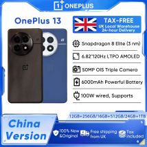 OnePlus 13 5G China Version Snapdragon 8 Elite 6.82'' 120Hz LTPO AMOLED Display ColorOS 15 6000mAh Battery 100W SUPERVOOC IP68