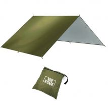 3x3 3x4 3x5 4x4 Sonnenschutzplane Outdoor Camping Wasserdichte Markise Silberbeschichtung UV-Sonnenschutz Picknick BBQ Leichtes Sonnendach