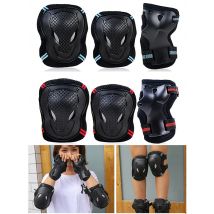 6PCS Kids Teens Adults Knee Pads Elbow Pads Wrist Guards Safety Protective Gear Set for Skateboard Cycling Riding Roller Skating