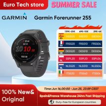 Garmin-reloj inteligente Forerunner 255, dispositivo deportivo resistente al agua 5ATM, con pantalla