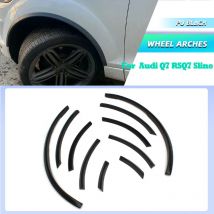 Für Q7 Radlauf Auto Seite Kotflügel Verbreiterungen Abdeckungen Kotflügel Borte für Audi Q7 RSQ7 Sline 2006-2015 Matt helle PU Schwarz