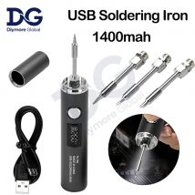 1400mah USB Soldering Iron Wireless Charging Electric Solder Iron Fast Charging Rechargeable Portable Repair Welding Tools
