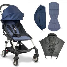 3 pz/set 175 Passeggino Accessori Baldacchino Copertura Cuscino del Sedile Compatibile Con Babyzen YOYO Coprisedile Materasso Con Tasca Con Cerniera