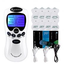 Electric Dual Output Tens Massage Machine Electrical EMS Muscle Stimulator Full Body Pulse Massager Acupuncture Health Care