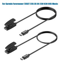 Type C Charging Cable For Garmin Forerunner 735XT 235 35 64 230 630 645/645 Music/Approach S20/G10/Vivomove HR/Lily 2 Charger