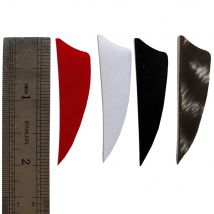 50 PCS 2 Inch  Right /Left Wing Natural Turkey Feathers Shield Cut  Archery Fletches Feather Archery Accessories