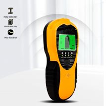 Metalldetektor mit LCD-Display, 4-in-1, multifunktionaler Wanddetektor, Holzbolzen, AC-Drähte, Erkennung von Metallscanner, Finder zur Dekoration