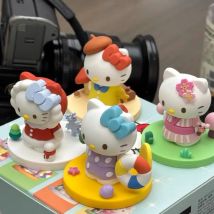 Neue Original Sanrio Hallo Kitty Vier Jahreszeiten Stil Blind Box Anime Cartoon Geburtstag Geschenk Desktop Decor Trendy Spielzeug für Mädchen