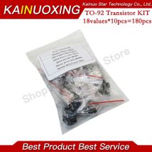 Transistor Assorted Kit (ZU-92) 18 arten * 10 stücke = 180 stücke 2N2222 S9013 S9014 S9015 S9018 S8050 S8550 5551 5401 2N3904 2N3906 2SC1815