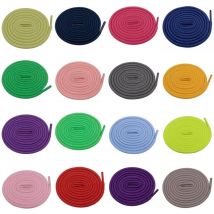 Coolstring Extra Long 5mm Round Shoelaces Sports Laces Colorful Pink Shoestrings Ropes for 350 High Boots 700 Roller Skates