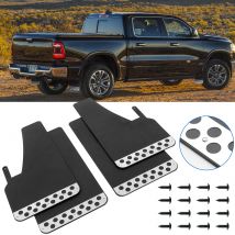 Paraspruzzi per veicoli in gomma morbida flessibile pieghevole da 4 pezzi con strumento hardware Accessori per la protezione esterna automatica