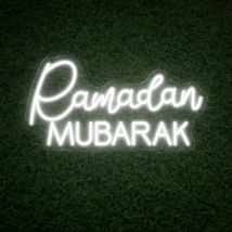  Ramadan MUBARAK Neon Schild Licht Hochzeit Party Zuhause Schlafzimmer Shop Crescent Islamischen Haus Hof Wand Kunst Dekor Party Dekoration Geschenk