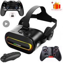 Smart Phone Occhiali VR Cuffie per realtà virtuale Dispositivi Bluetooth 3D Cuffie Occhiali per casco Lenti Smartphone Cellulare mobile Viar