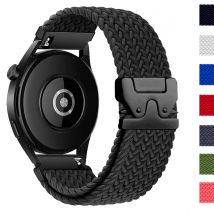Geflochtenes Solo-Loop-Band für Galaxy Watch 7/FE/6/5/pro/4/Classic-Armband Correa Huawei Watch GT 2 3 Pro 4 20 mm 22 mm Uhrenarmbänder