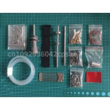 Hardware-Kit Propeller aus Aluminiumlegierung, Wellenbrett aus Aluminiumlegierung, Edelstahlgeflecht für M-jet-35 PUMPE