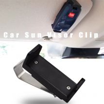 Supporto per clip per visiera parasole per auto, telecomando per cancello 47-68 mm, per controllo porta del garage, portachiavi per auto, barriera, apri universale, installazione rapida