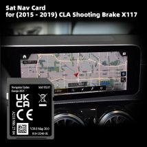 Adatto per Mercedes CLA dalla versione 2015 Tiro con freno Navigazione per auto Scheda GPS SD da 32 GB