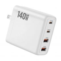 140W GaN Ladegerät Neue Super Schnelle Lade Handy Lade Kopf 3C1A/2C2A PD3.1 Multi-port 100-240V Universal Eingang