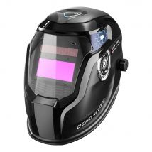 DEKO Solar Power Auto Darkening Welding Helmet w/ Wide Shade Range 9-13 Replaceable Battery Lens Welding Mask for TIG MIG MMA