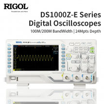 Oscyloskopy cyfrowe RIGOL DS1102Z-E/DS1202Z-E, 2 kanały, szerokość pasma 100M/200M, głębokość wykrywania 24Mpts, obsługa dekodowania magistrali RS232/UART/I2C/SPI