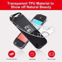 Custodia ergonomica in TPU per Switch 2 – Cover antiscivolo e ammortizzante per console di gioco NS2 e protezione completa del corpo Joy-Con
