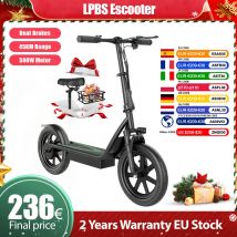 Nuovo Monopattino Elettrico LPESBS 2026 con Doppio Freno, Motore Super Potente da 500W, Alta Velocità, Portatile, Autonomia di 45KM