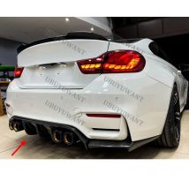 2013 To 2016 For BMW 4 Series F32 F33 F36 Dedicated M4 Style Back lip Car Rear Bumper Diffuser Splitters Spoiler body kit