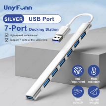 7-portowy koncentrator USB USB C USB 3.0 HUB 7 w 1 typu C Wieloportowy rozdzielacz USB Adapter OTG Adapter USB do laptopa Macbook Pro Air PC