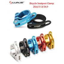 Bicycle Seatpost Clamp 28.6/31.8/34.9mm Seat Tube Clamp MTB Bike Seat Tube Clip Aluminum Alloy Bike Parts Bike Saddle Seat Clamp