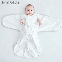 Insular Neugeborene Baby Wrapped Anti Startle Baby Decke Sommer Dünne Baby Pucken Artefakt Universal In Alle Jahreszeiten Bequem