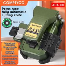 AUA-X8 Automatic Fiber Cleaver Cable Cutting FTTT Fiber Optic Knife Tools Cold welding and Hot Meltin