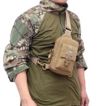Taktische Brusttasche Outdoor Trekking Pack EDC Sporttasche Umhängetasche Crossbody Pack Assault Pouch für Wandern Radfahren Camping