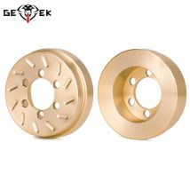 2/4 pezzi contrappeso interno in ottone 62g per cerchi da 1.9 da 2.2 pollici assiali SCX10 90046 TRX4 TRX6 1/10 RC Crawler parti di automobili